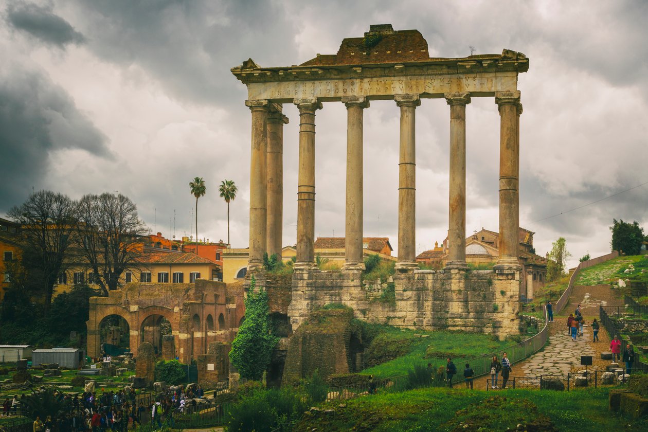 Rzym, Włochy. Forum Romanum autorstwa Unbekannt Unbekannt