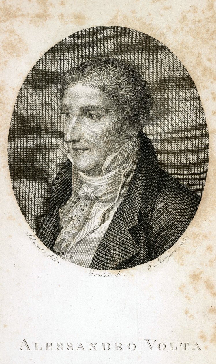 Alessandro Volta (hrabia Alessandro Giuseppe Anastasio Volta autorstwa Unbekannt