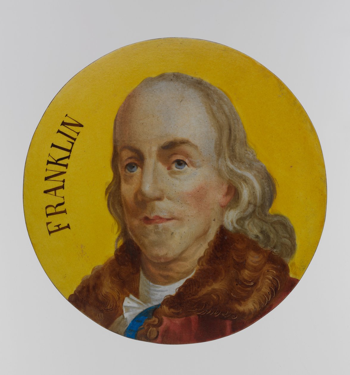Benjamin Franklin (fajans) autorstwa Unbekannt