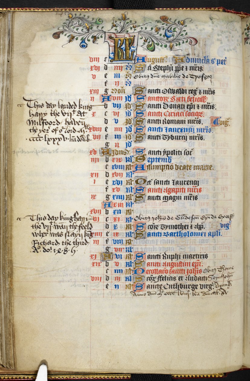 Book of Hours („Godziny Beauforta/Beauchamp”) autorstwa Unbekannter Künstler