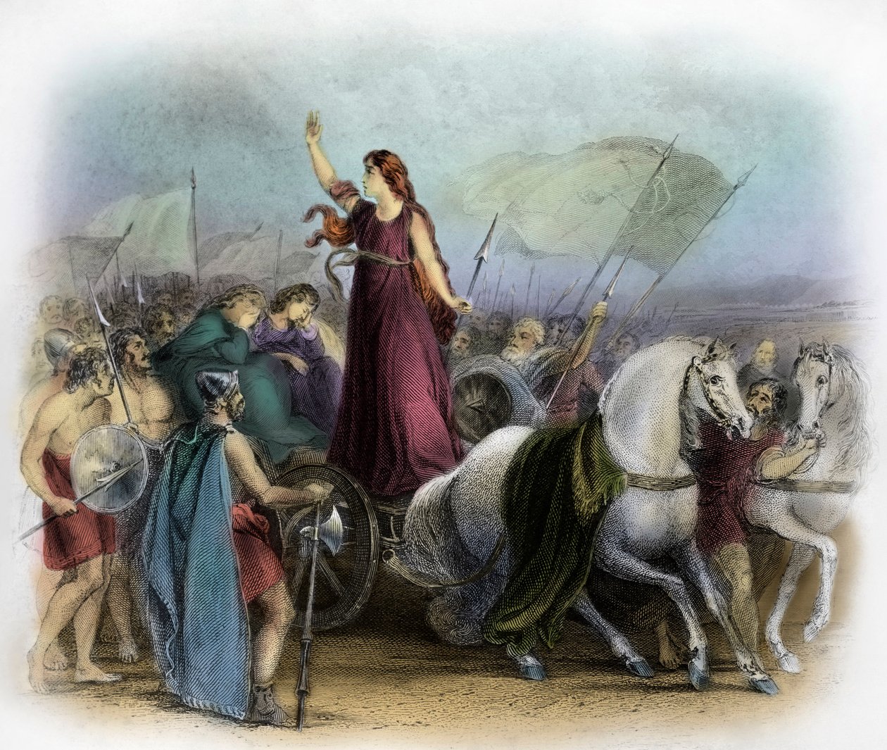 Boudica / Boadicea autorstwa Unbekannter Künstler