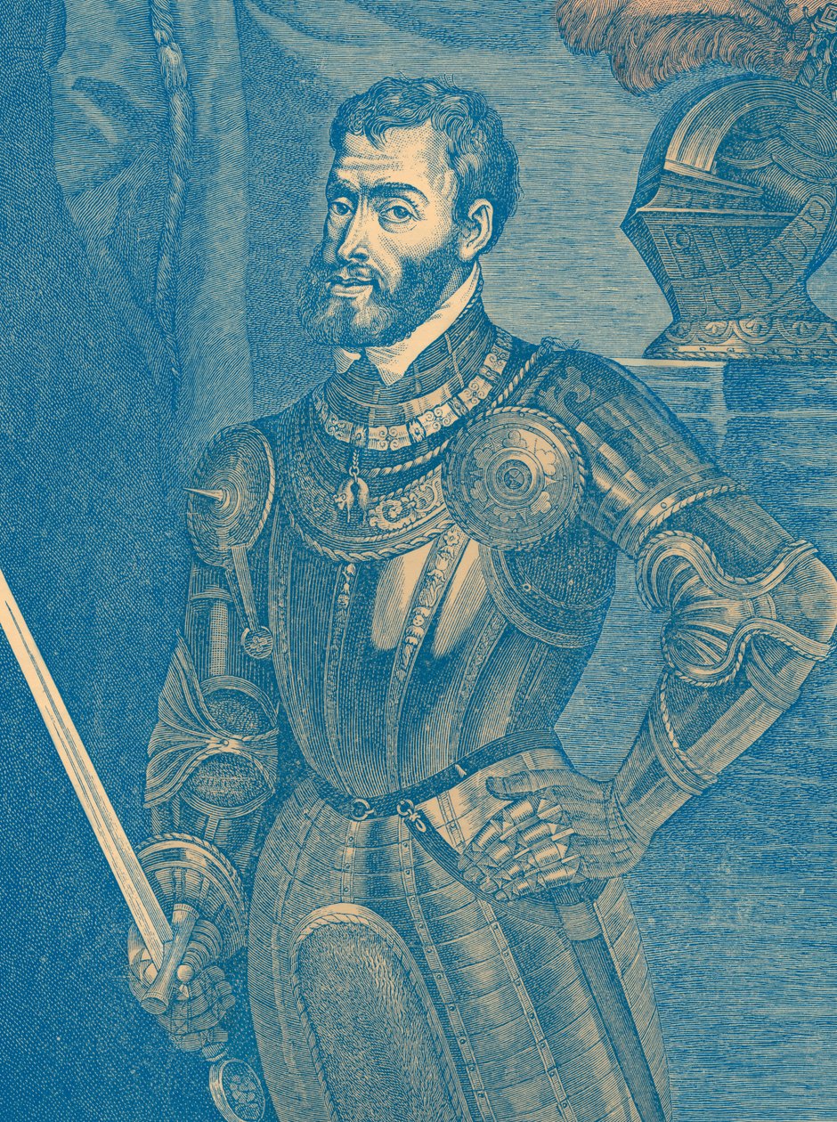 Karol V (1500-58) (grawerowanie) autorstwa Lancelot Volders