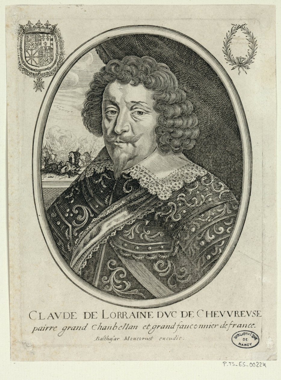 Claude de Lorraine, książę Cheuvreuse autorstwa Unbekannter Künstler