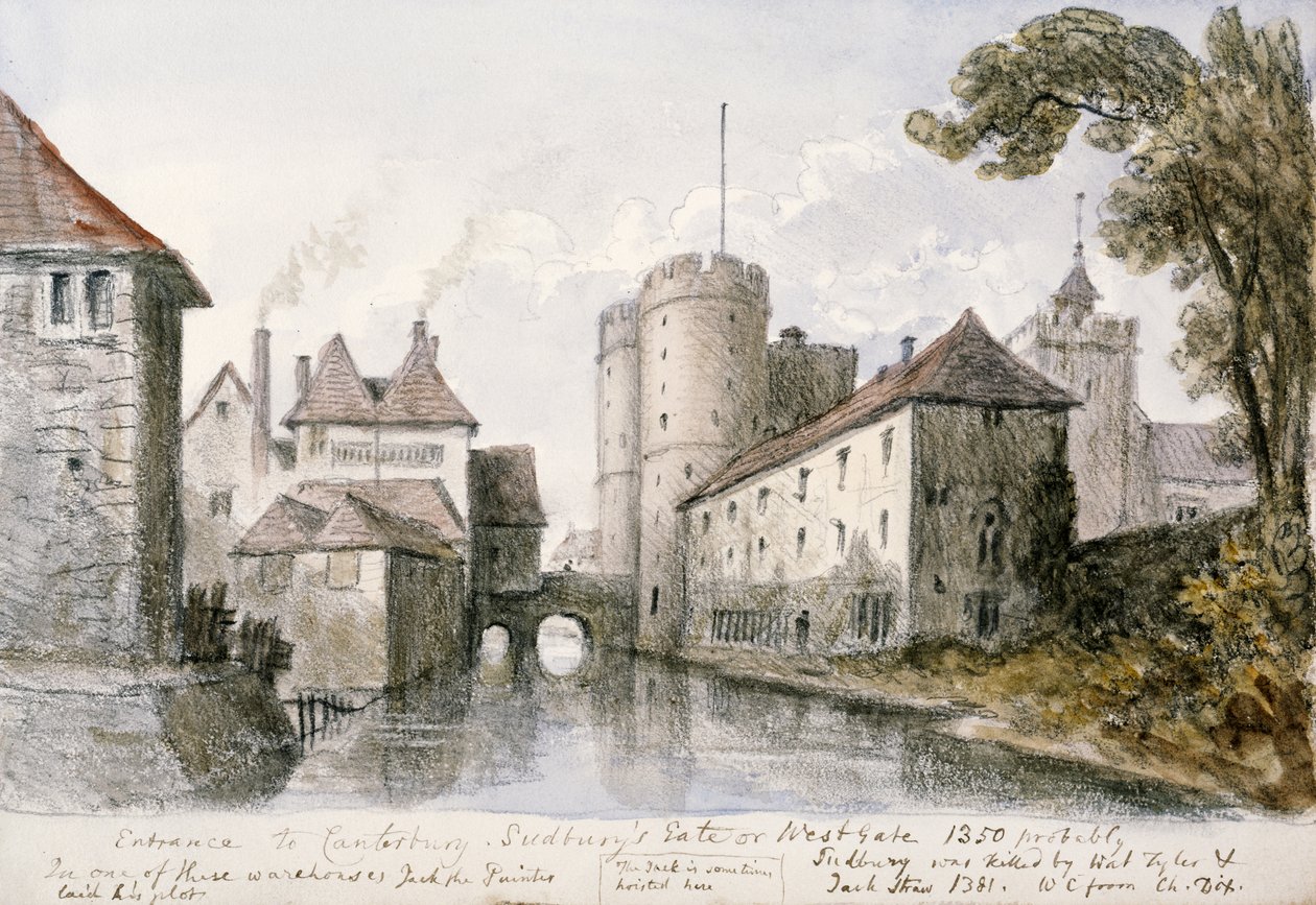 „Wejście do Canterbury” Williama Crotcha autorstwa Unbekannter Künstler
