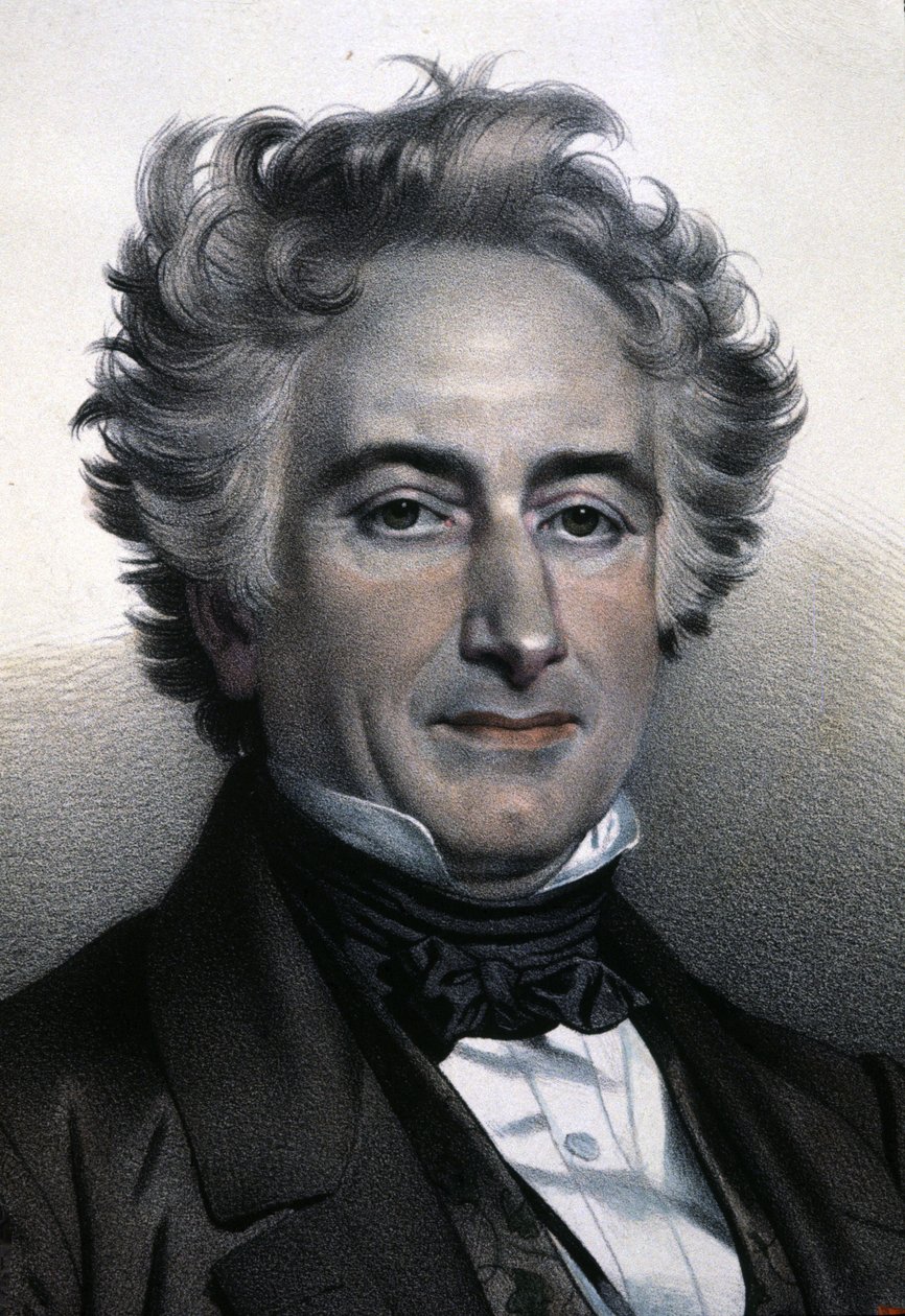 Eugene Chevreul, ok. 1830-1840 (rycina) autorstwa Unbekannter Künstler