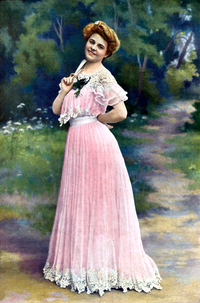 Francuska moda w 1902 roku (druk) autorstwa Unbekannter Künstler
