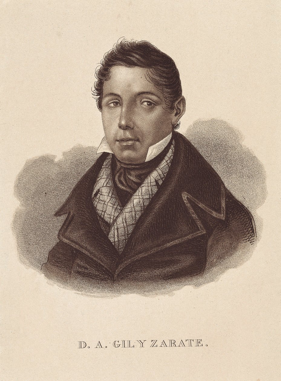 GIL Y ZARATE, Antonio (1793-1861) (rycina) autorstwa Unbekannter Künstler