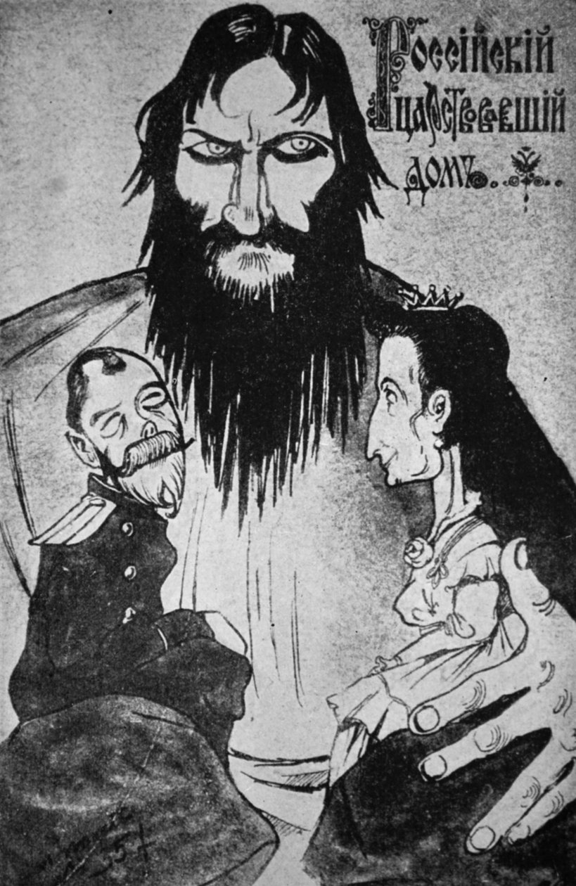 Grigorij Rasputin. autorstwa Unbekannt