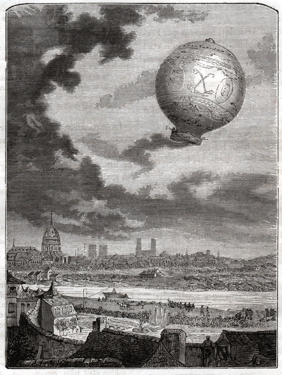 Jean Francois Pilatre de Rozier. autorstwa Unbekannter Künstler