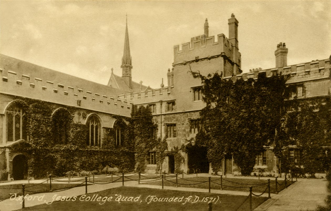 Jesus College, Oxford autorstwa Unbekannter Künstler