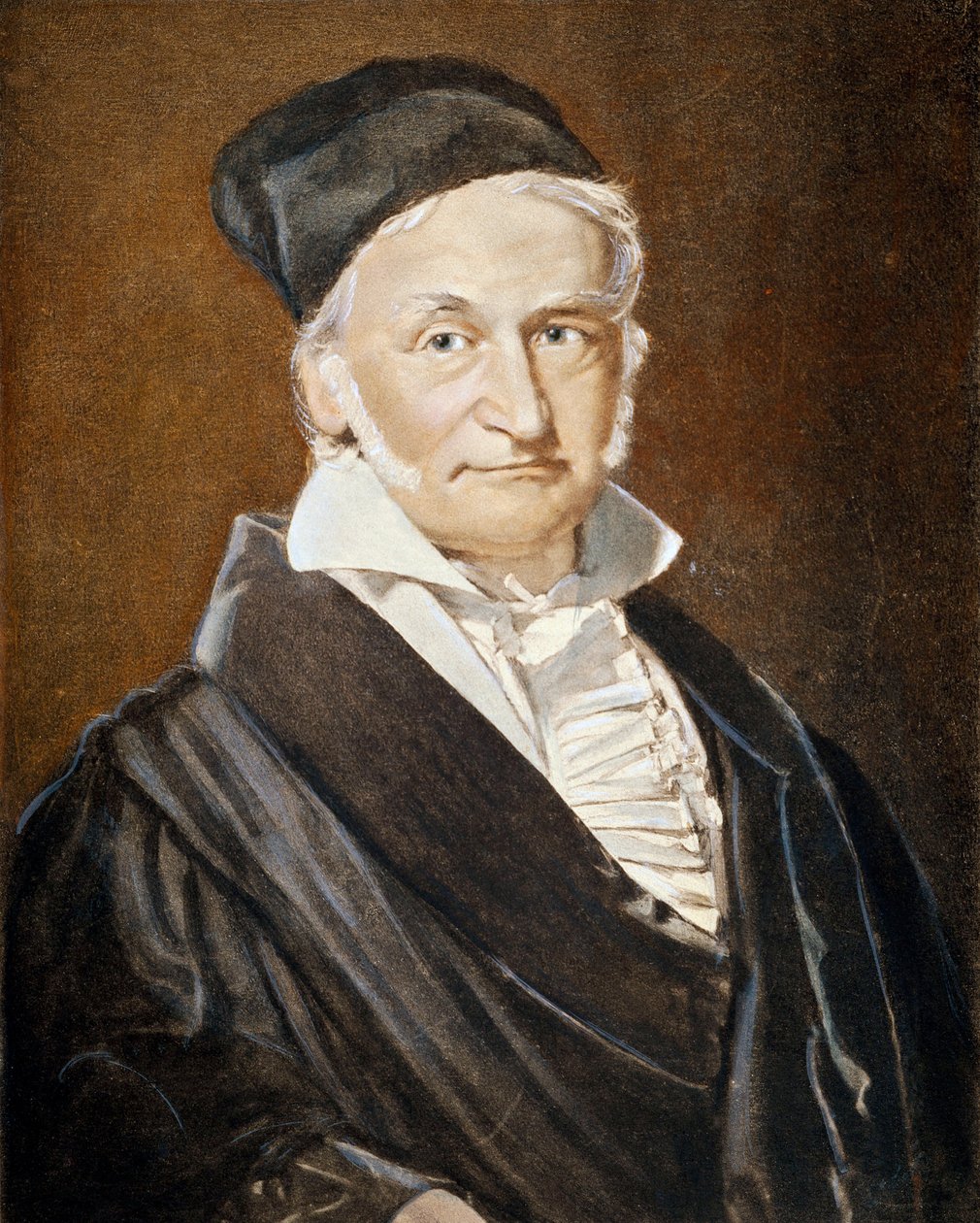 Johann Carl Friedrich Gauss, druk ok. 1830 r. autorstwa Unbekannter Künstler