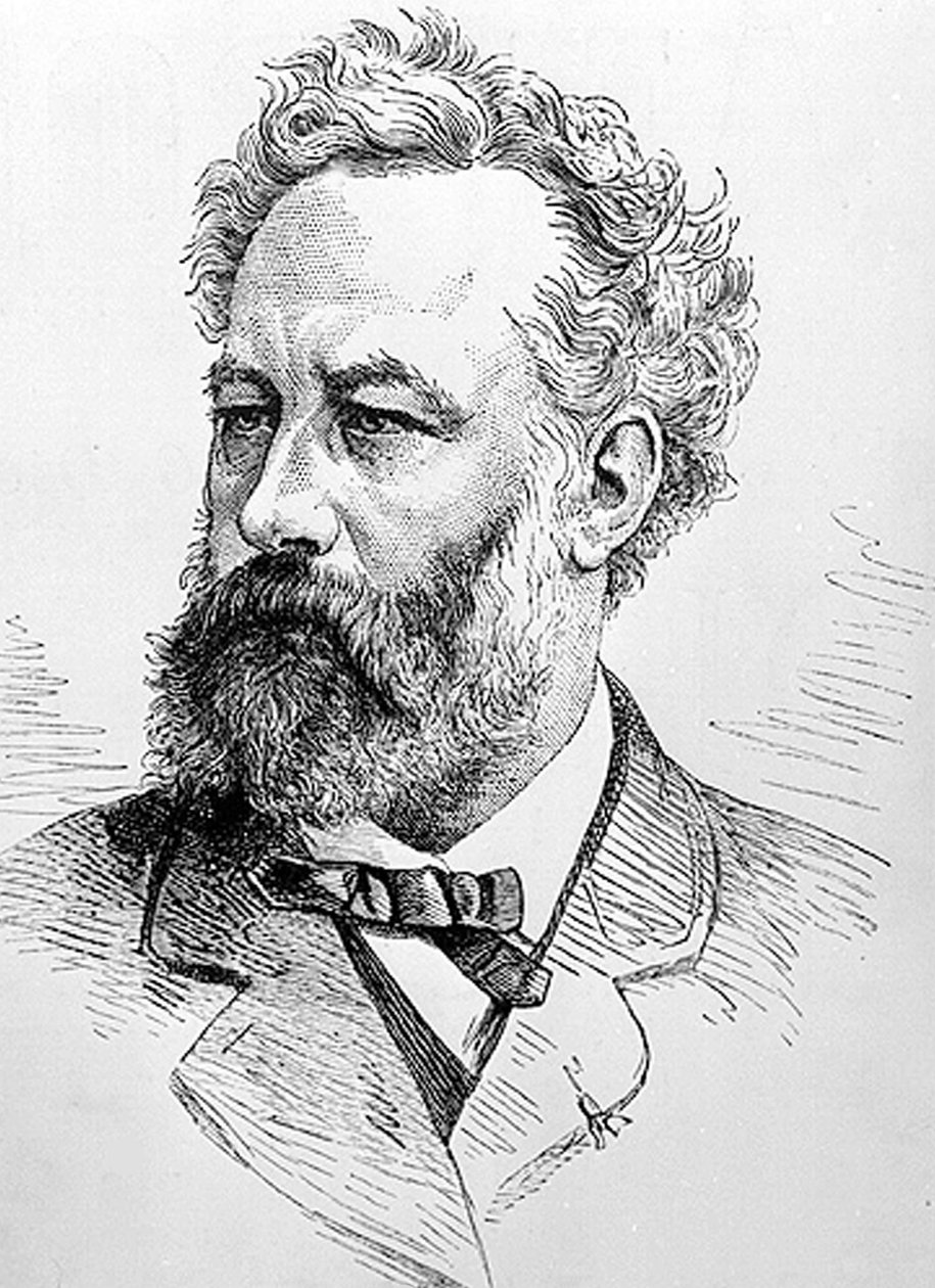 Jules Verne (rycina) autorstwa Unbekannter Künstler