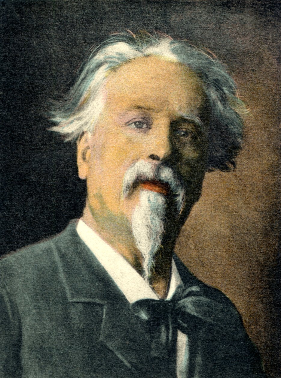 MISTRAL Frédéric portret francuski poeta (druk) autorstwa Unbekannter Künstler