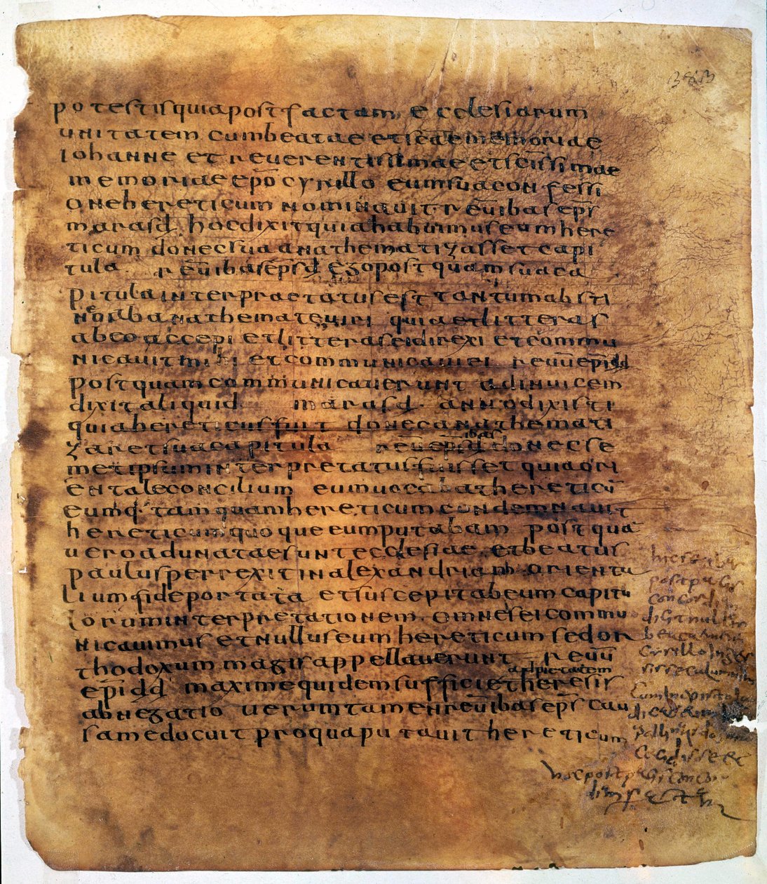 Zwój rękopisu: palimpsest. autorstwa Unbekannter Künstler