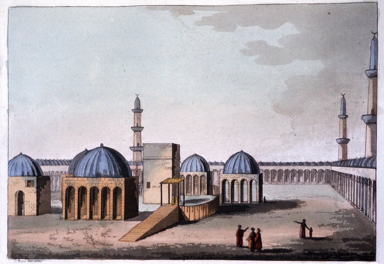 Mekka, ok. 1810 r. (rycina) autorstwa Unbekannter Künstler