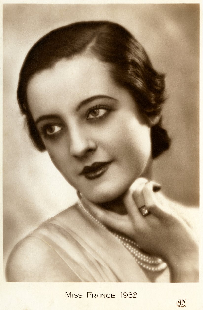 Miss Francji 1932 (pocztówka) autorstwa Unbekannt