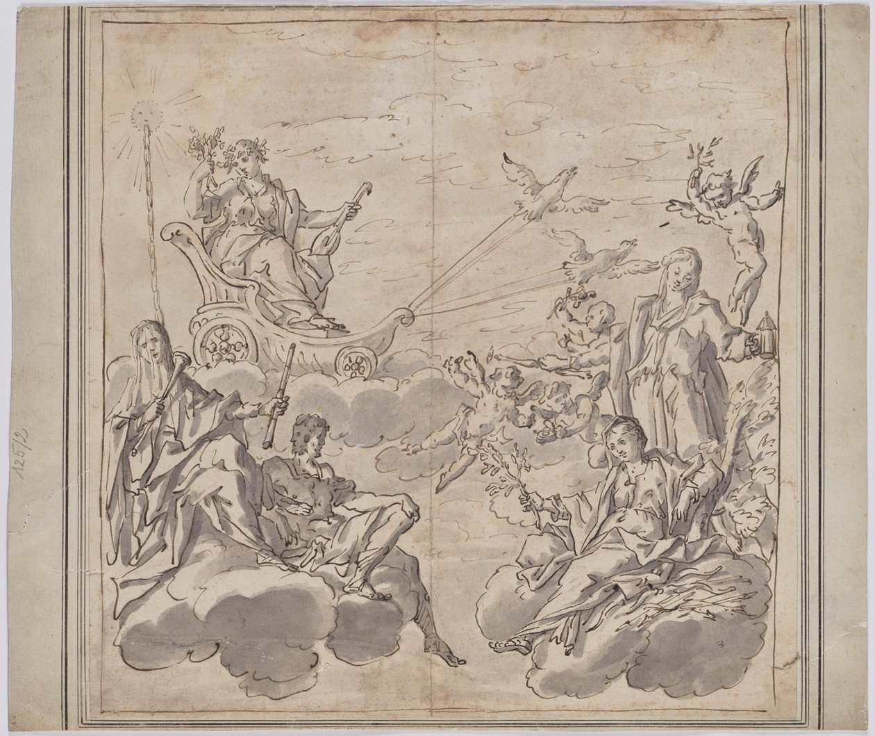 Scena mitologiczna autorstwa Unbekannter Künstler