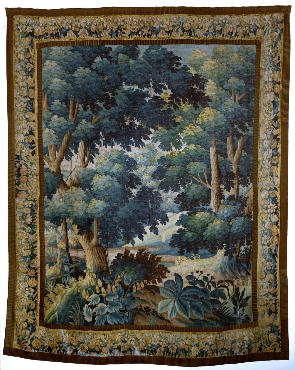 Kościół parafialny („Kościół parafialny św. Walburgi”). gobelin. autorstwa Alec Hunter