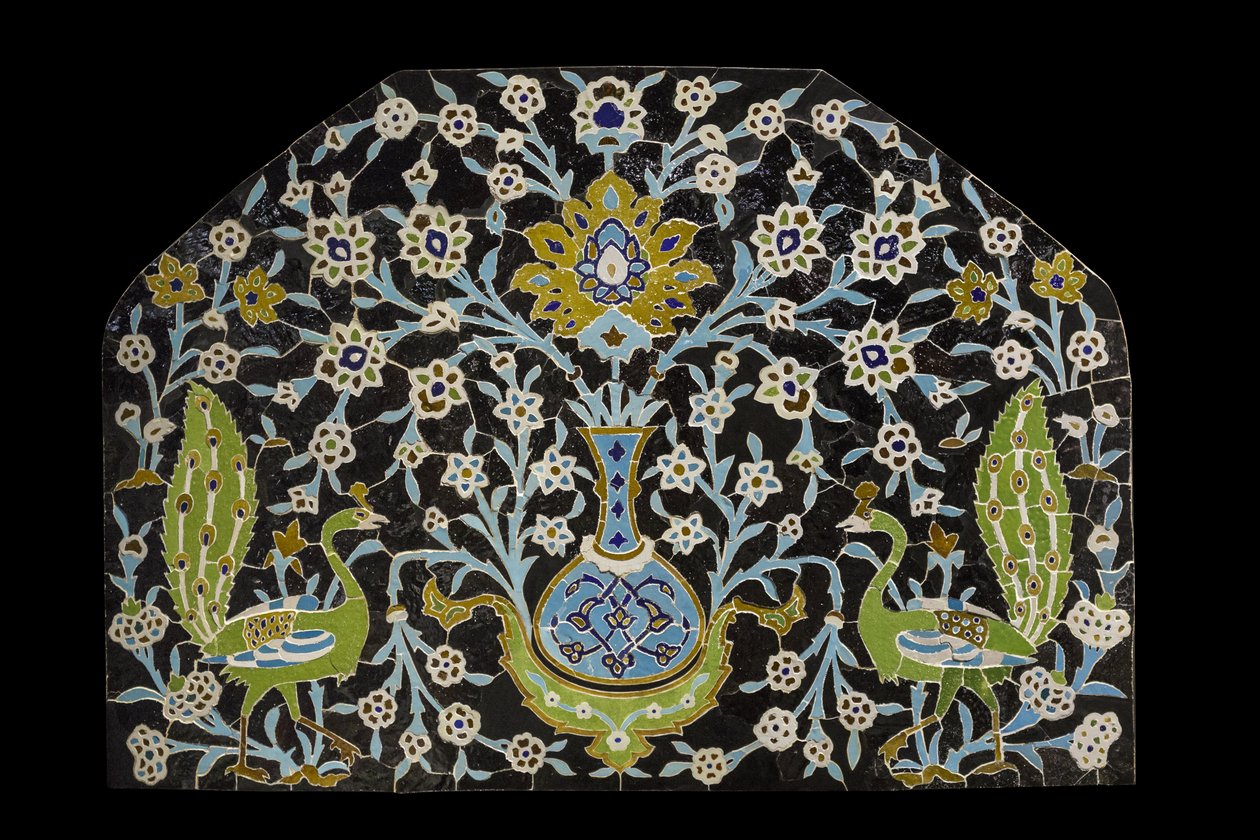 Panel Paw. Iran, Isfahan (?) autorstwa William M. Timlin