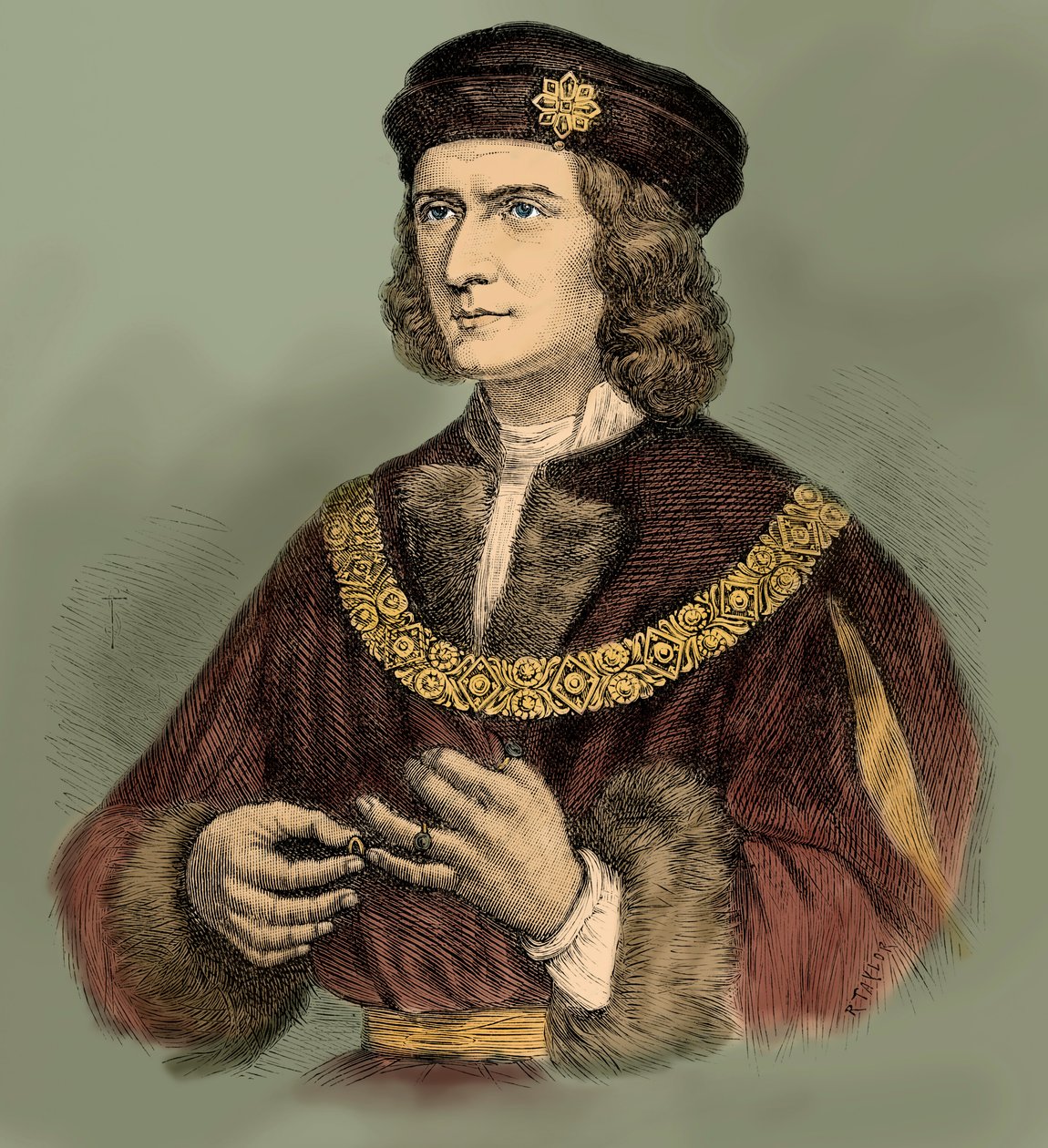 Ryszard III, król Anglii (grawerunek) autorstwa Unbekannter Künstler