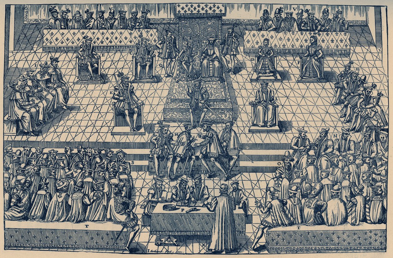 Sąd orleański 1561 autorstwa Lancelot Volders