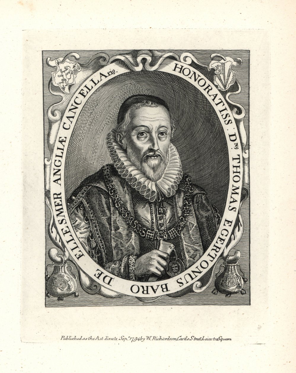 Thomas Egerton (1540-1617) autorstwa Unbekannter Künstler