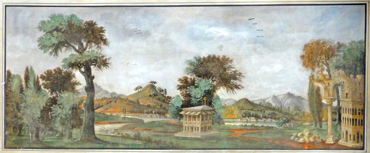 Pałac Topkapi, Mural, Stambuł, Turcja, Azja (zdjęcie) autorstwa Unbekannter Künstler