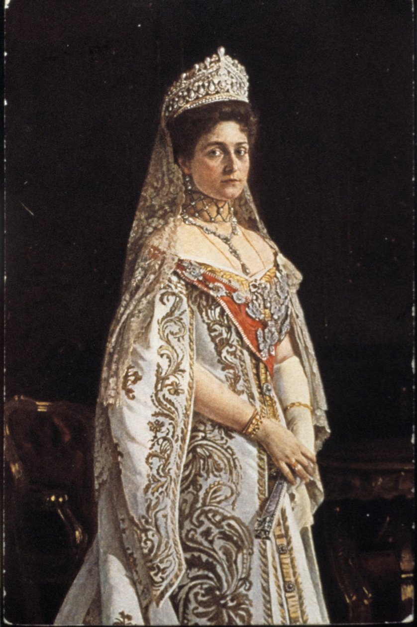 Caryca Aleksandra Fiodorowna (1872-1918). autorstwa Unbekannter Künstler