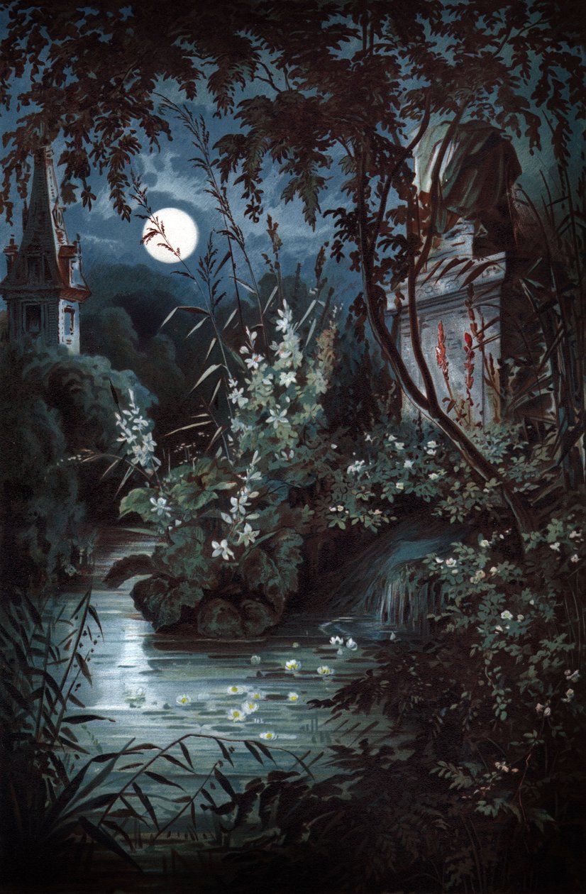 Undine, ok. 1900 r. (ilustracja) autorstwa Unbekannter Künstler