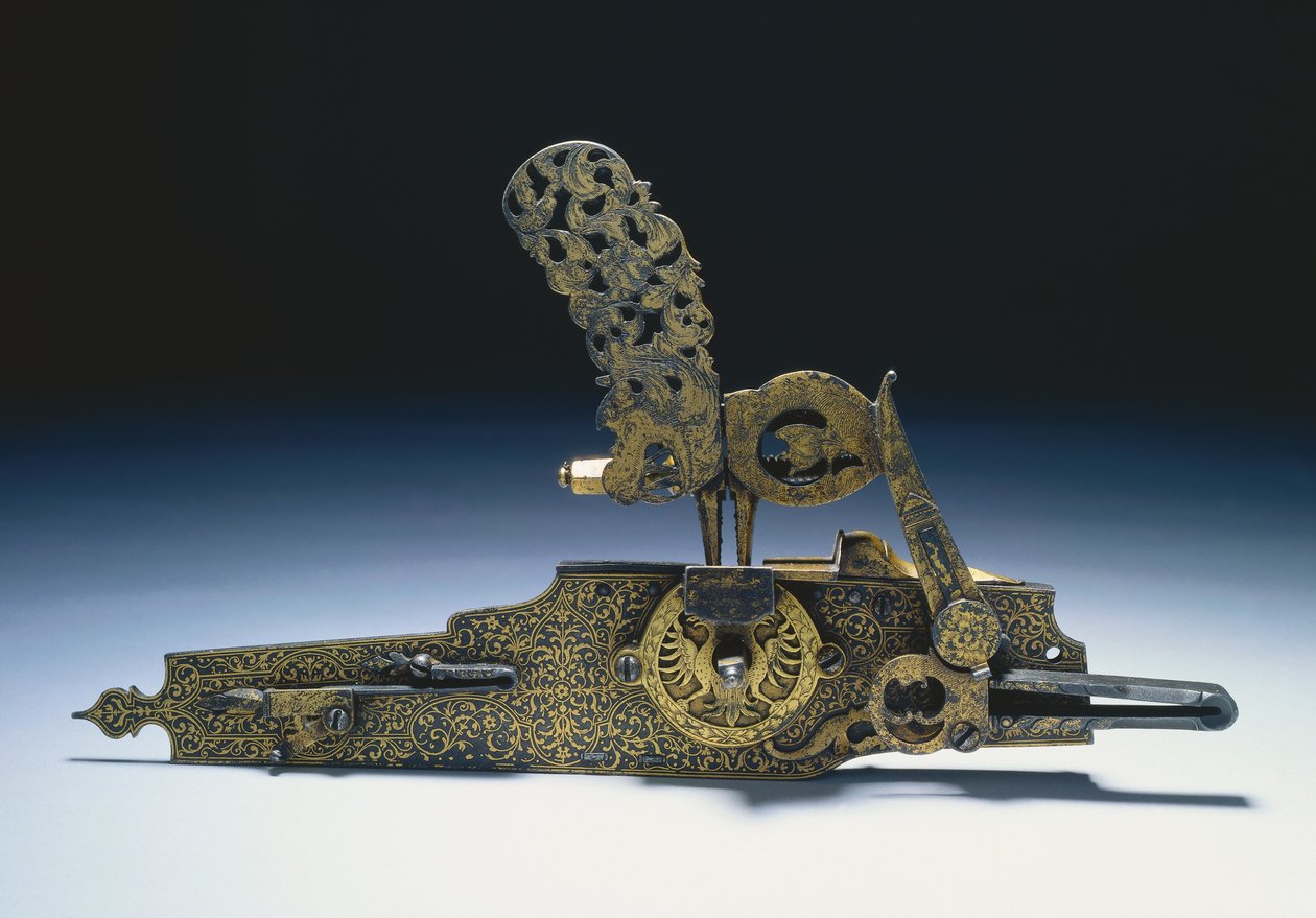 Zamek kołowy z karabinu myśliwskiego, ok. 1660-1720 autorstwa Unbekannt