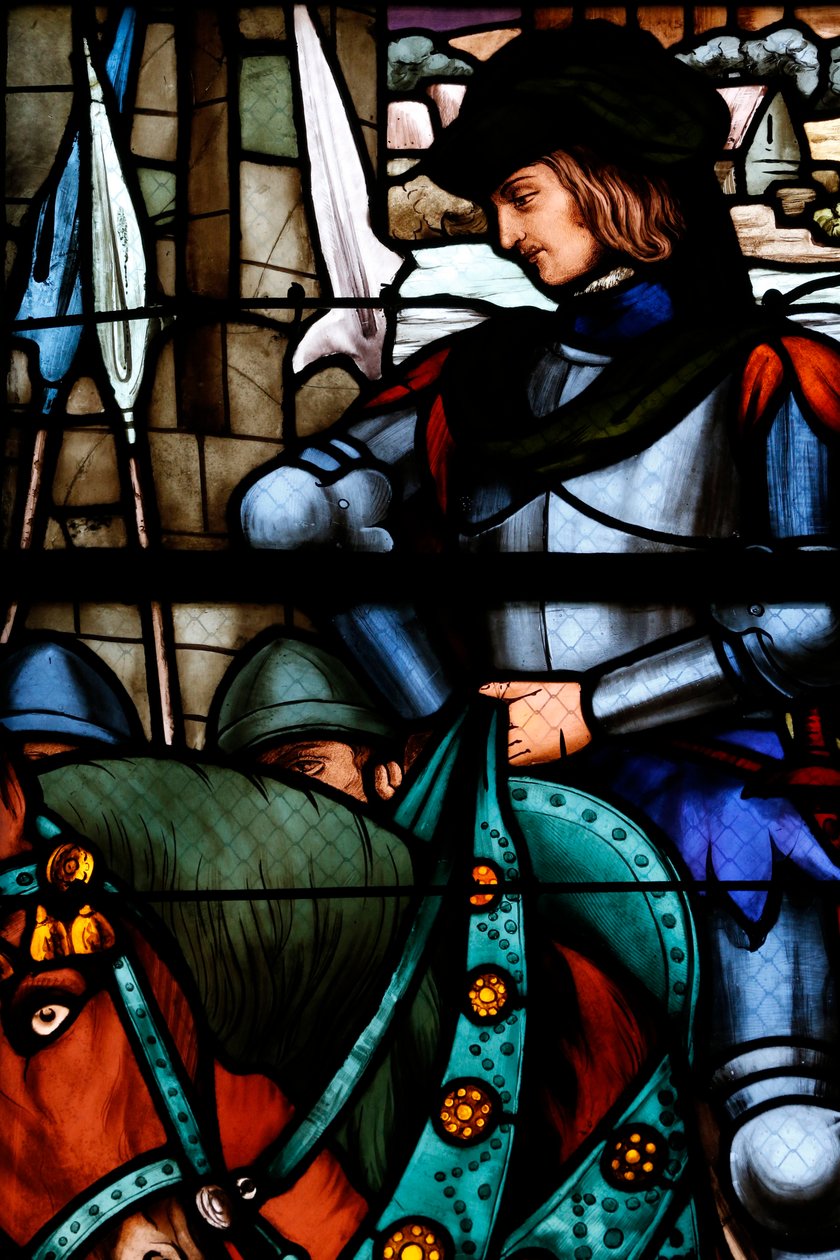 Okno, Katedra w Bourges, Francja (witraż) autorstwa Unbekannter Künstler