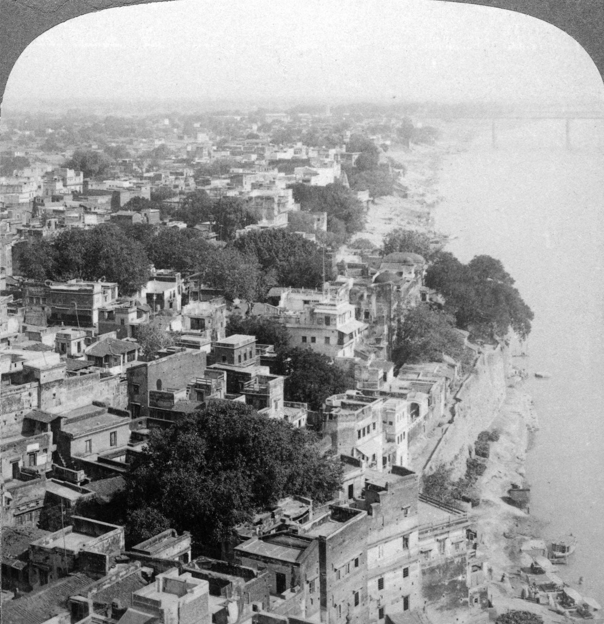 Benares Varanasi, Indie, 1903. autorstwa Underwood and Underwood