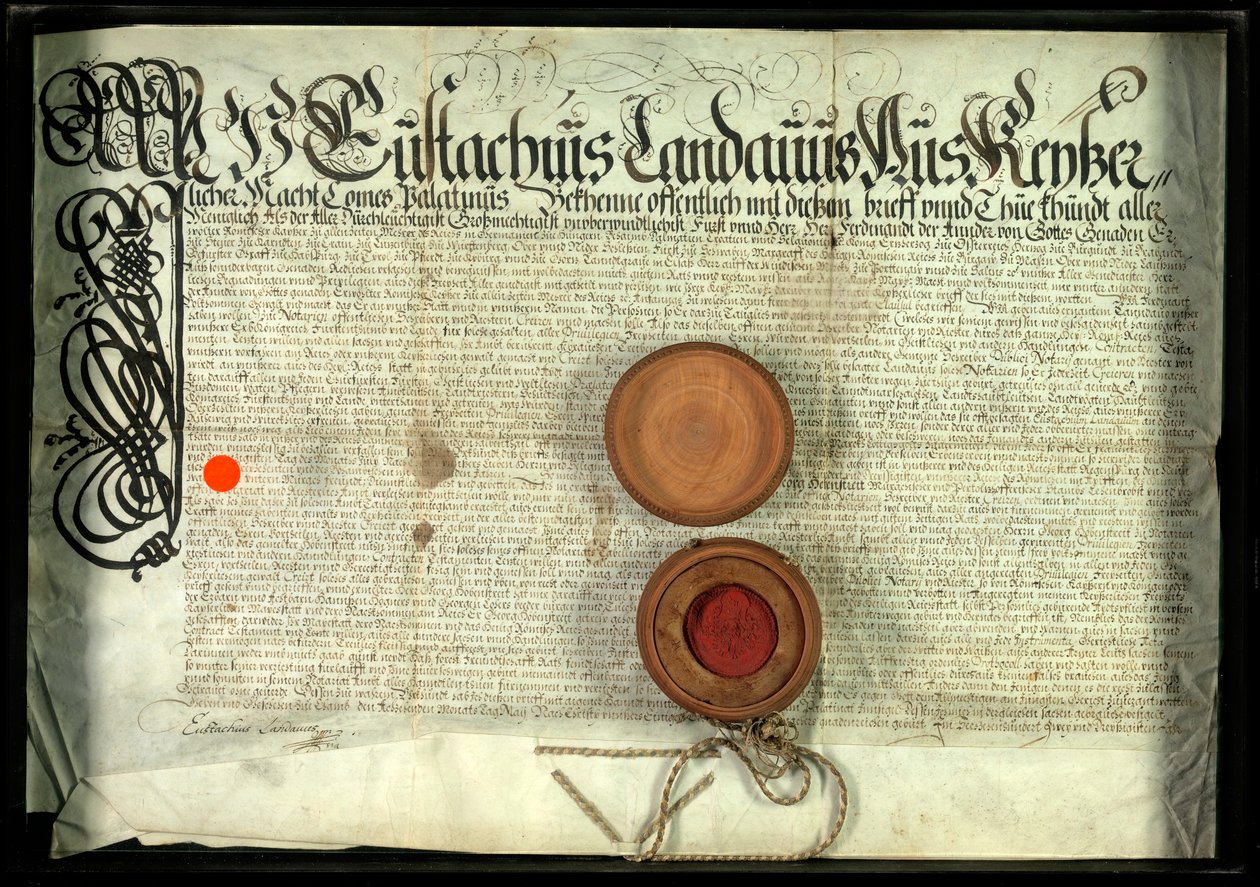 Austriacki patent szlachecki autorstwa Unidentified