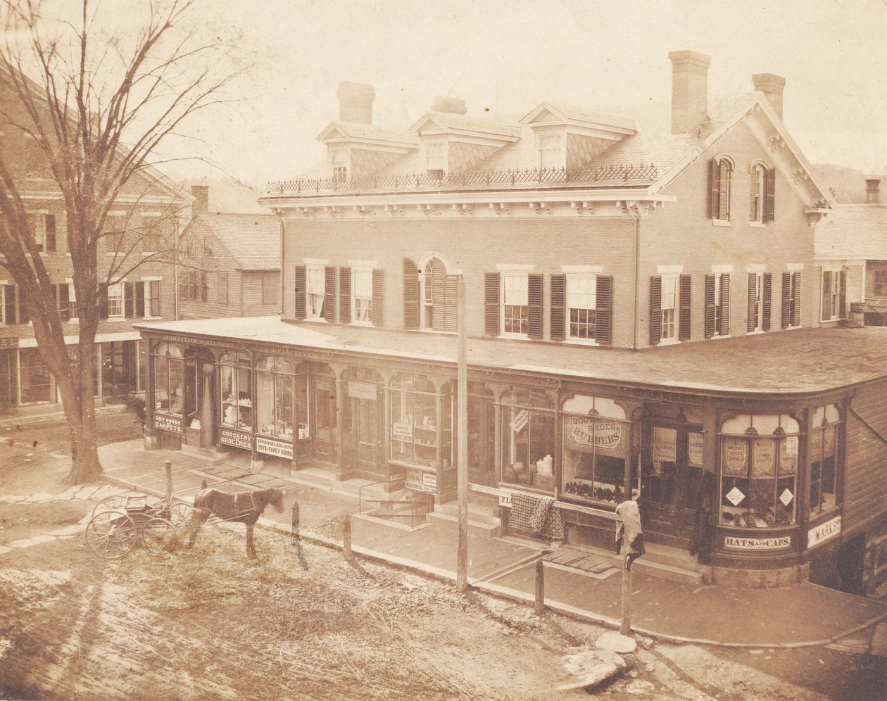 [Blake Block, Brattleboro, Vermont]. autorstwa Unidentified