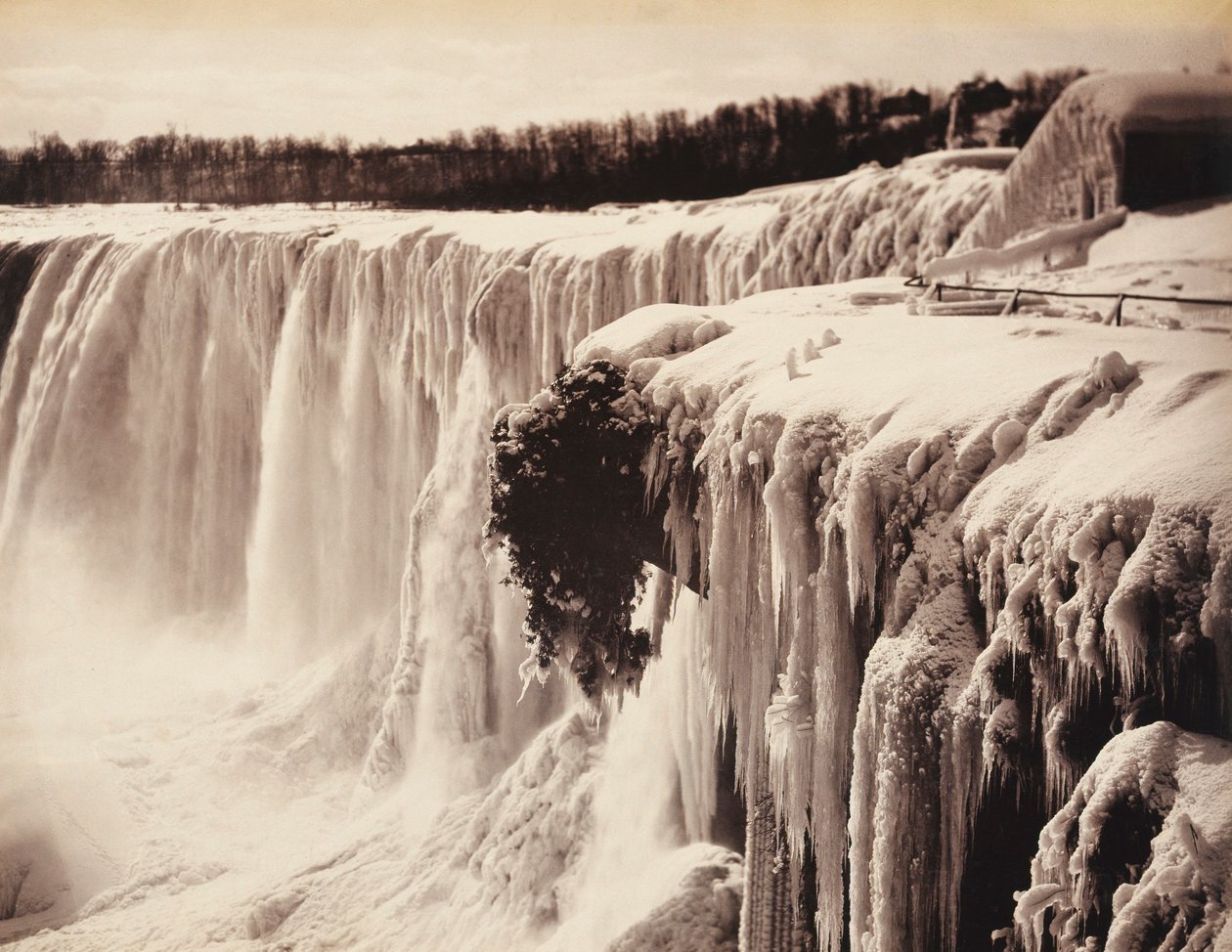[Wodospad Niagara, zamrożony] autorstwa Unidentified