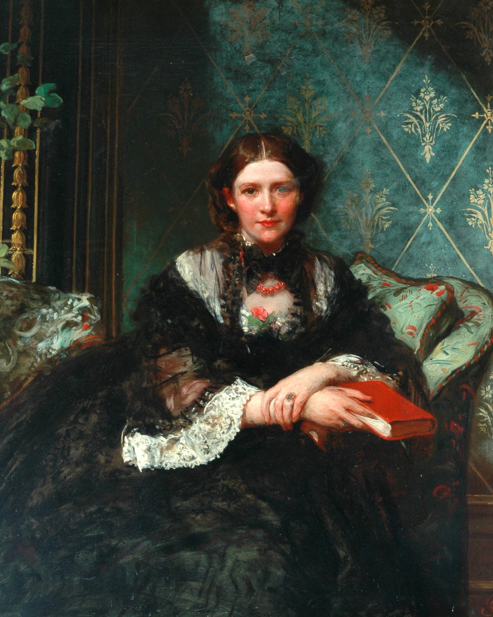 Ellen Fielden ze Stansfield Hall autorstwa Unknown