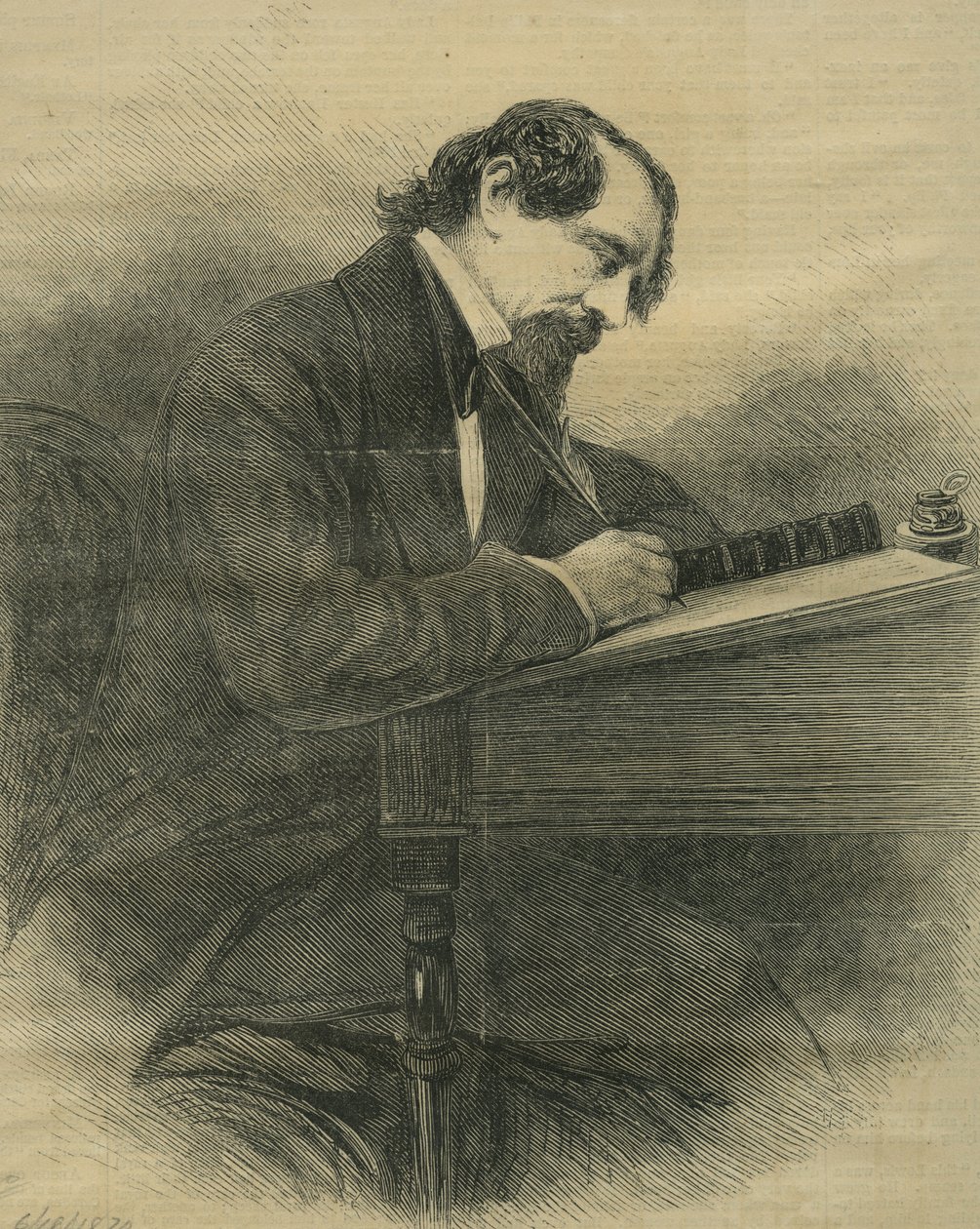 Późny Karol Dickens, c.1870 autorstwa Unbekannt Unbekannt