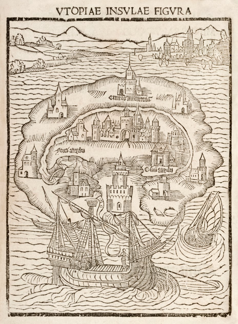 Figura Utopii" autorstwa Unknown