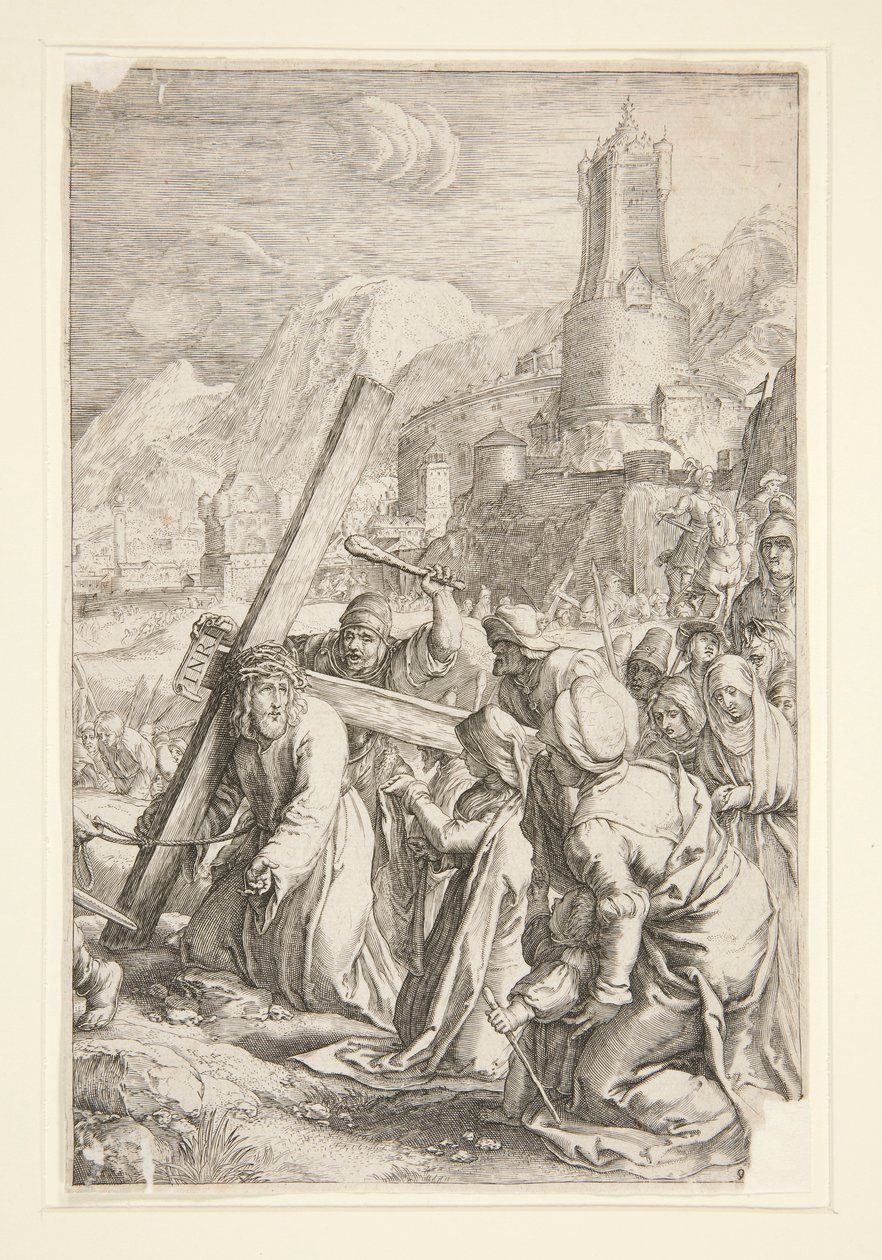 Chrystus niosący krzyż autorstwa Unknown