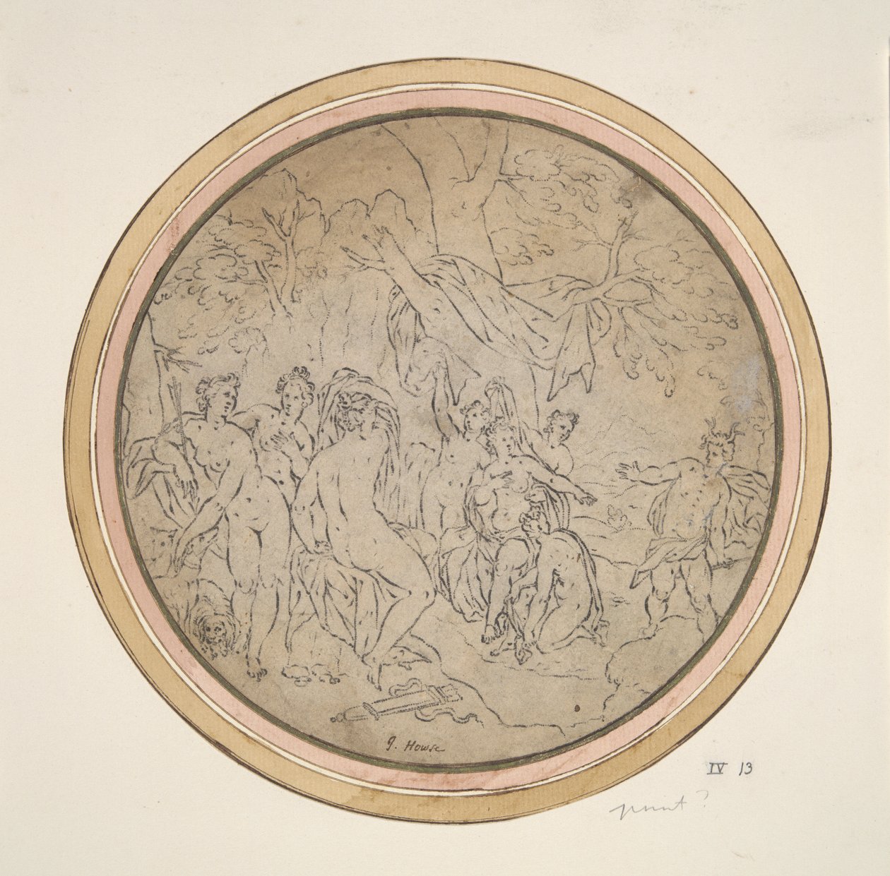 Diana i jej nimfy zaskoczone Actaeon autorstwa Unknown