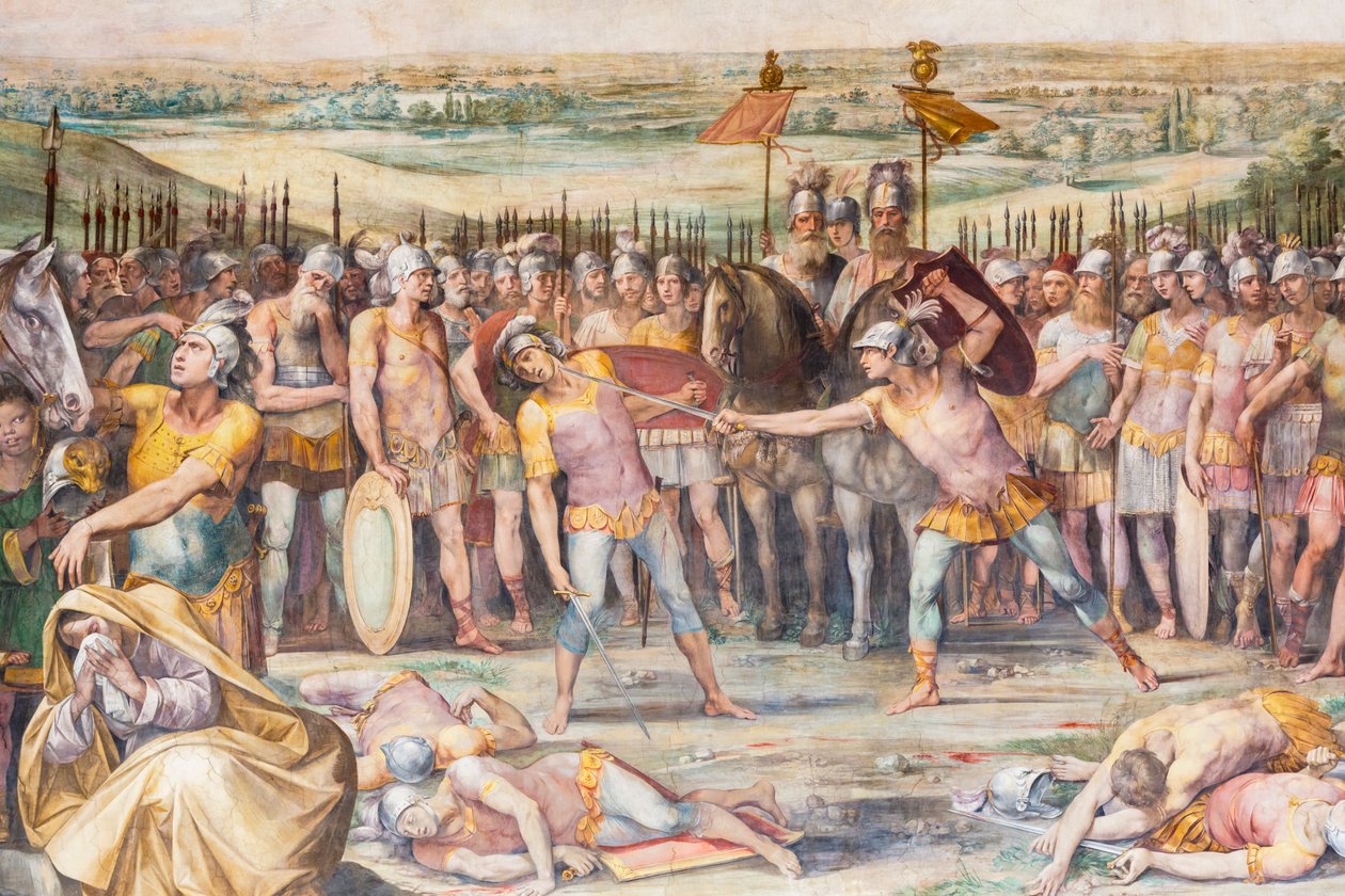 Horatius and Curiatii, Rzym, Włochy autorstwa Unknown