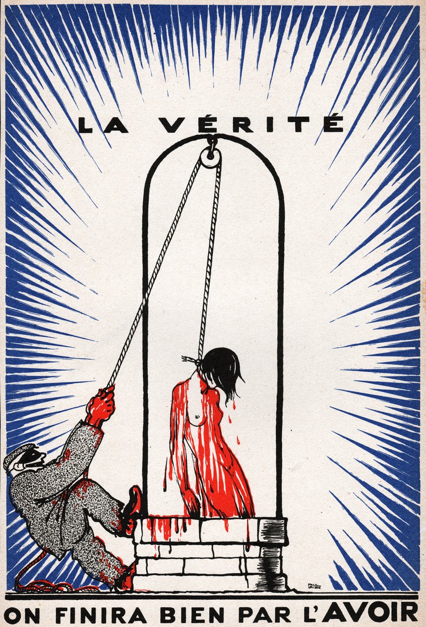 La Verite pendue. Prawda zawisła. autorstwa Unknown