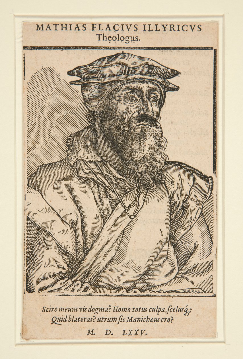 Mateusz Flacius Illyricum Teolog autorstwa Unknown