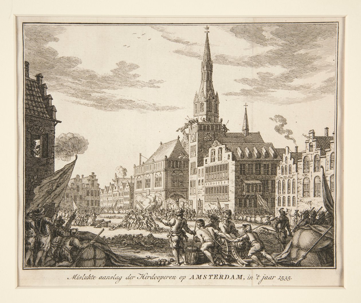 Nieudany atak Herdooperen na Amsterdam, in autorstwa Unknown