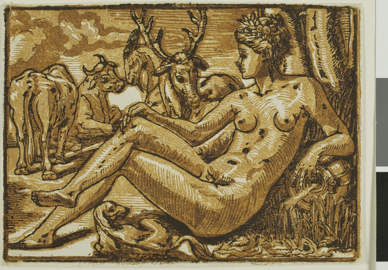 Nimfa Fontainebleau autorstwa Unknown
