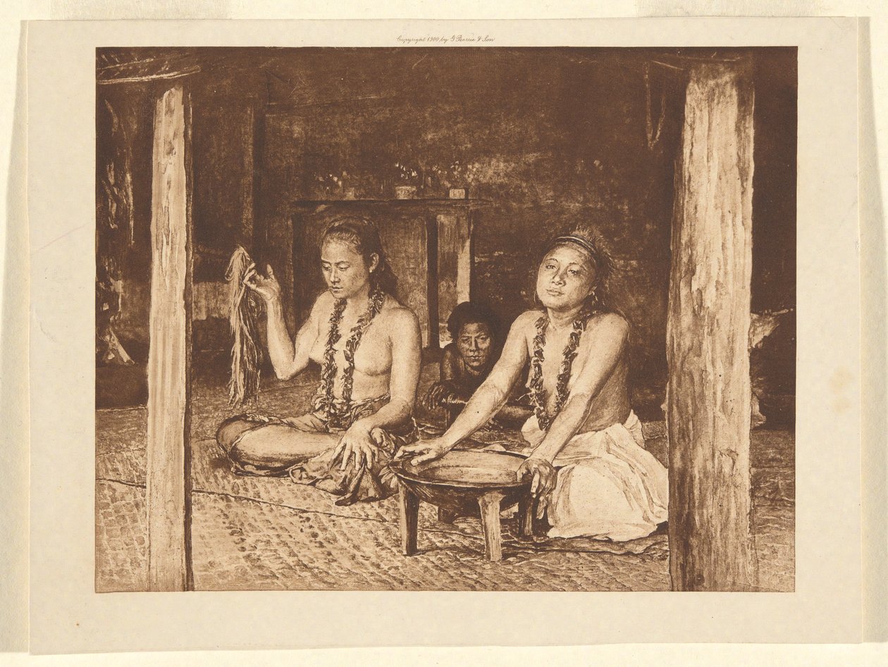 Dwóch Tahitańczyków autorstwa Unknown