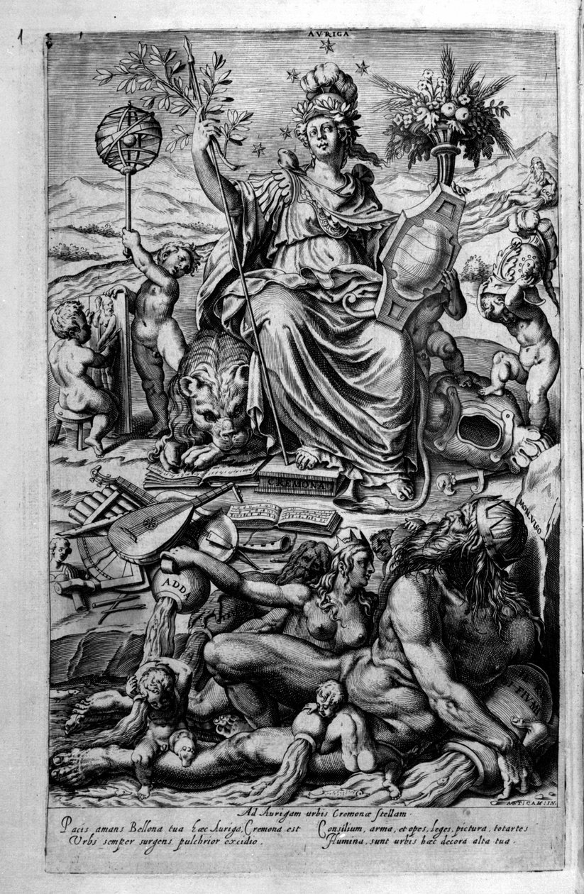 Alegoria miasta Cremona autorstwa Unknown artist