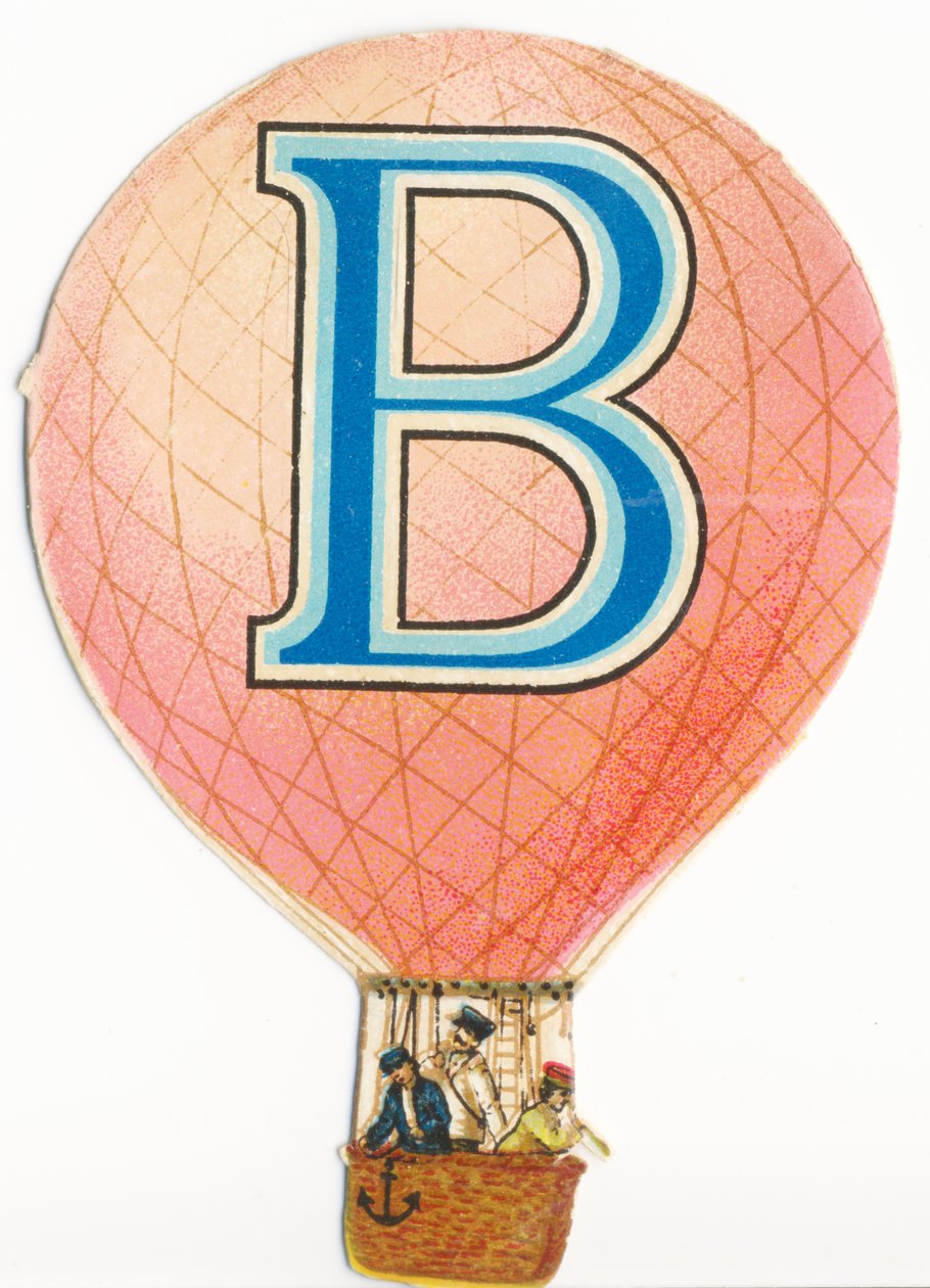 B: Balon (balon na gorące powietrze) autorstwa Unknown artist