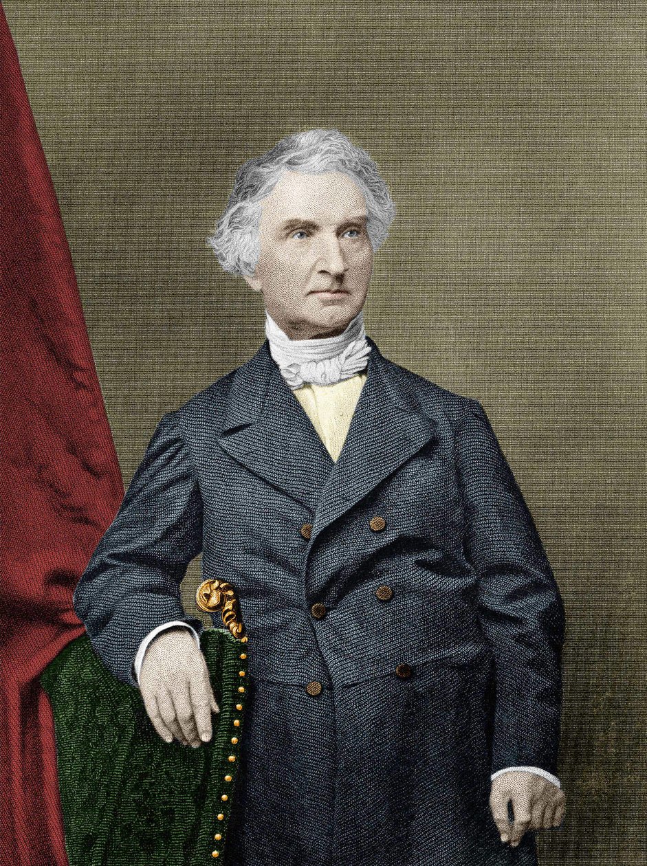Baron Justus von Liebig, niemiecki chemik (1803-1873). autorstwa Unknown artist