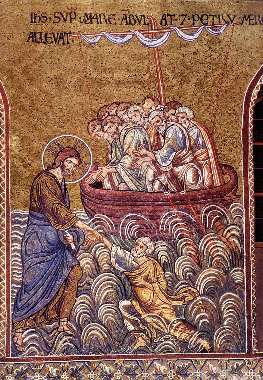 Chrystus chodzący po wodach autorstwa Unknown artist